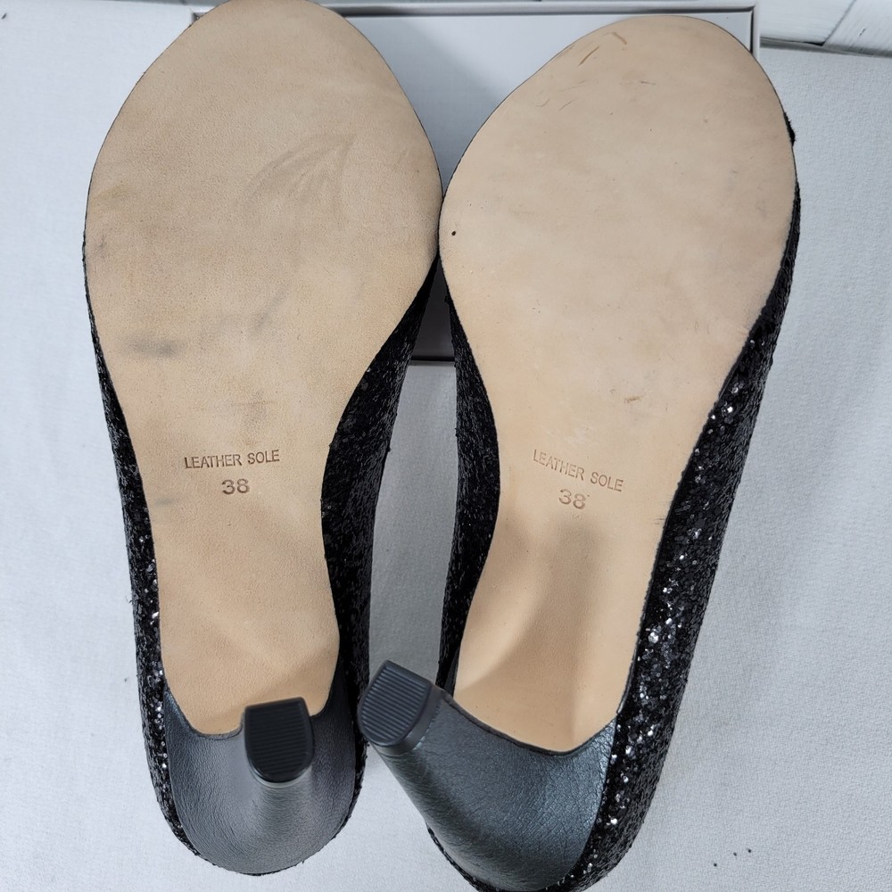 Plenty by Tracy Reese Ramona Glitter and Suede Cap Toe Pumps Heels  size 8 - Picture 8 of 11